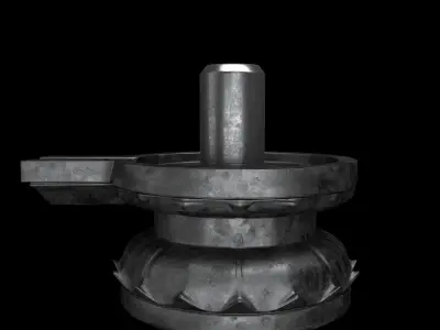 Lingam 3d model unwrapped 3D model