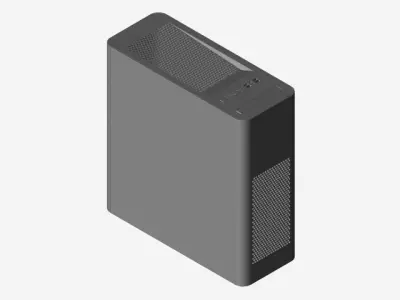 Boxx Workstation Free 3D model