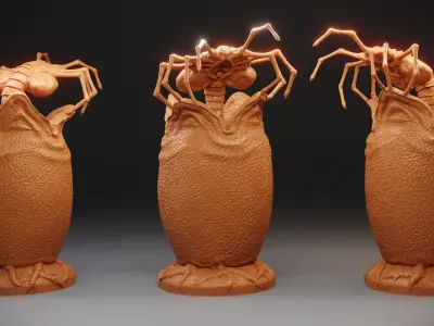 The Facehugger egg 3D print model