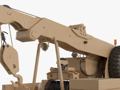  Heavy Wrecker Crane Beige Used Simplified 