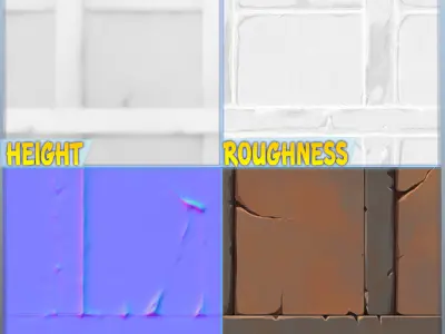 Stylized Wall Seamless Texture Texture 38