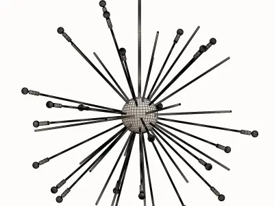 Huge chandelier 3D model