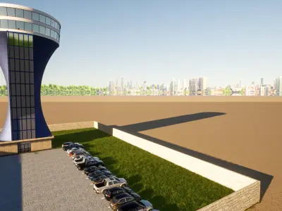 Tower Restaurant 3D model