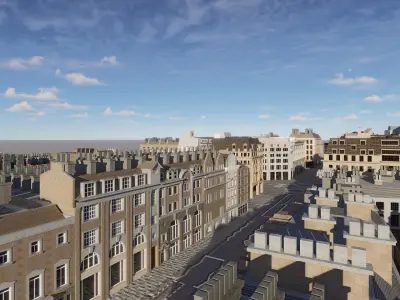 European architecture 3D model