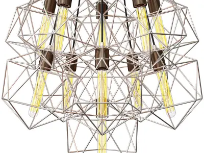 Astrid Multi Light Pendant 3D model