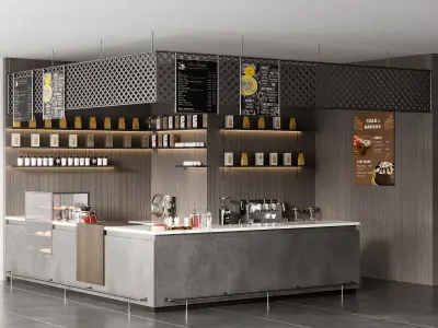 CAFE BAR NO23 A 3D model