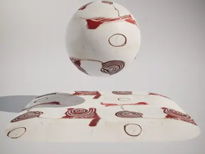 Ceramic Vintage Mosaic HQ PBR Textures Set Texture