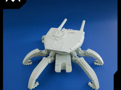 SPIDER-TANK 3D print model