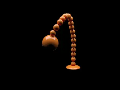 Modern Desk Lamp 3D model