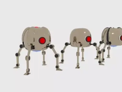 Sphere Camera Bot 3D model