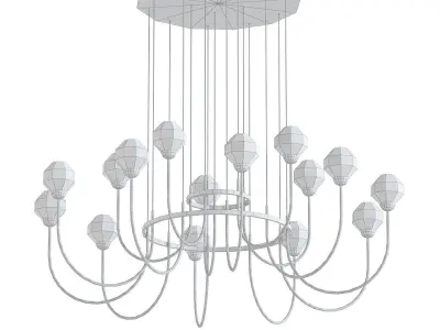 Trionni tronni chandelier 3D model