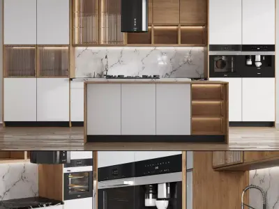 Kitchen 067 3D model