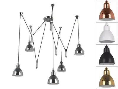 76105x Acrobata Lightstar Pendant Lamp 3D model