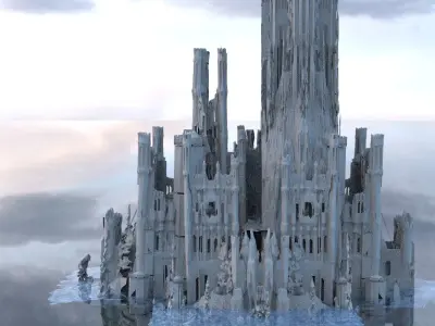 Valhalla Viking Colossal Tower  3D 3D model