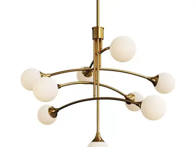MAYLIN chandelier Low-poly 3D model