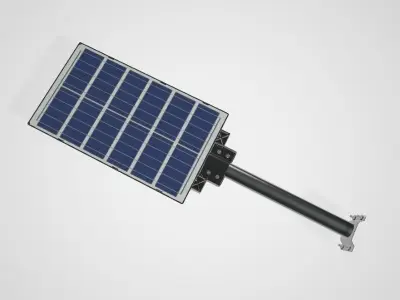 Solar Street Lights Free 3D model