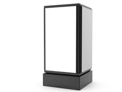 Advertising stand display Billboard 15 Low-poly 3D model