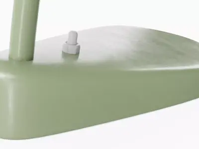 Kandem Bedside Lamp Green - PBR metal desk lamp 3D model