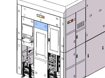 SMT Intelligent storage SMT intelligent electronic material rack 3D model