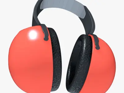 construction headphones v2 3D model