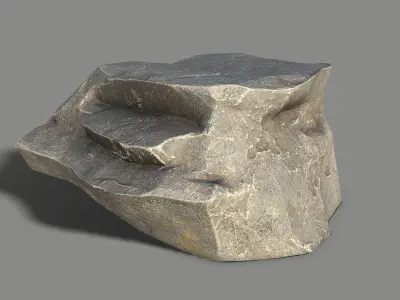 Mountain Rock 07 Low-poly 3D model