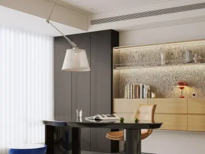 Modern Home Office 3D model