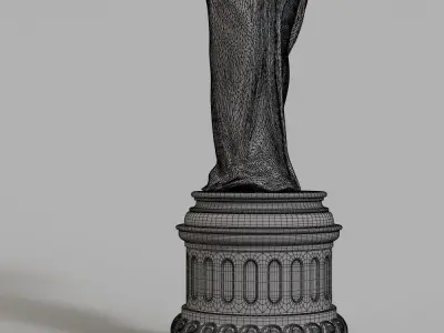 Badari art lightning 3D model