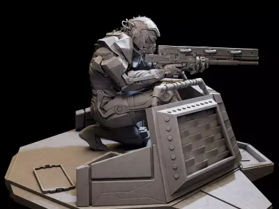 CosmoTrooper for 3d Print 3D print model