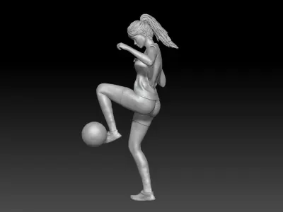 fifa street player women 4 3D print model