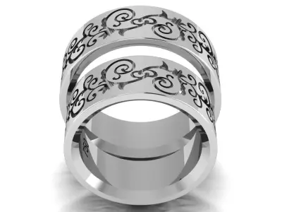 ring set 33 collection1 3D print model