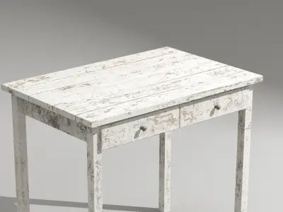 Olden Table Free 3D model
