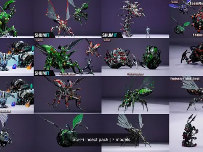 Sci-Fi Insect pack