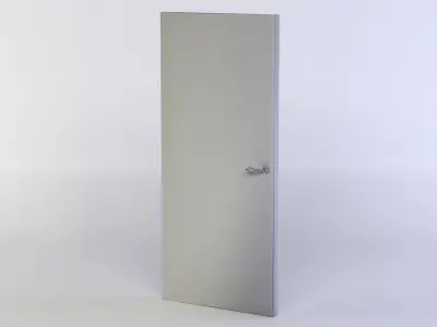 Door pole Low-poly 3D model