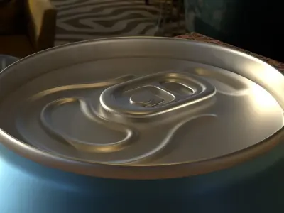 Aluminium Can 3D model