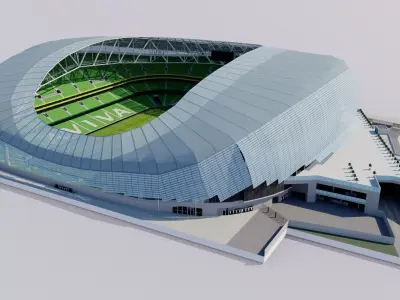 Aviva Stadium - Dublin Ireland 3D model
