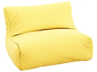 Bean bag Sofa Seat Waves 3D model