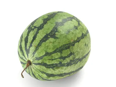 Yellow Watermelon - Photorealistic Scan Low-poly 3D model