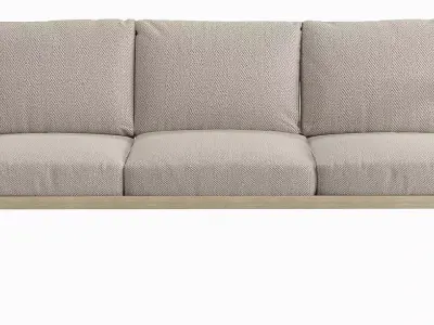 Outdoor Qubik custom furnitures set 3D model