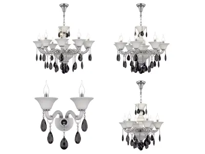 881 Bianca Osgona Collection of Lamps 3D Model Pack