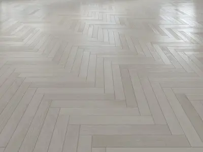 Oak Herringbones light floor 3 3D model