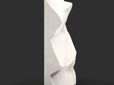 Cracked Shale Wall Construction 3D print model purchase