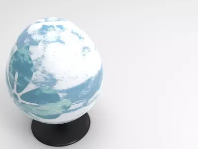 Elf Ceramic Decor Low-poly 3D model