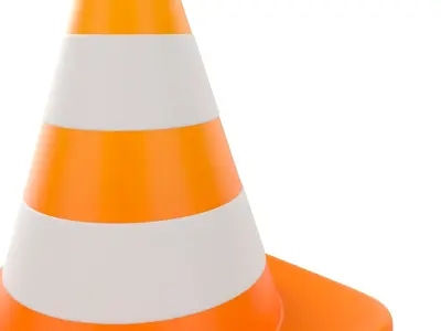 Traffic Cone 3D model 9