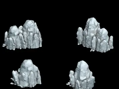 Mountain - Stone 22 3D model