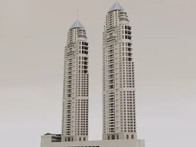 Imperial Towers 3D model