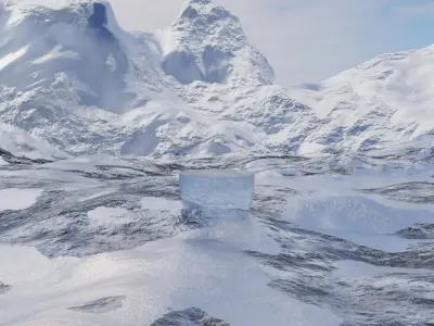 Ice Enviroment 3D model