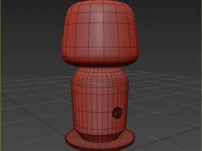 bedroom accessories 3D model