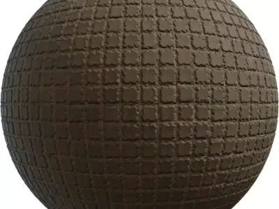 Waffle Stamped Mud Ground Texture