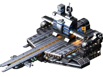 Cosmic fortress 01 3D model