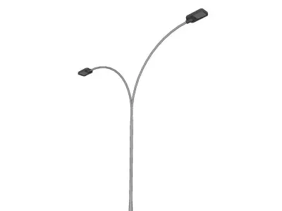 Lamp Post - Light Pole - Light Post - Street Light 09 3D model